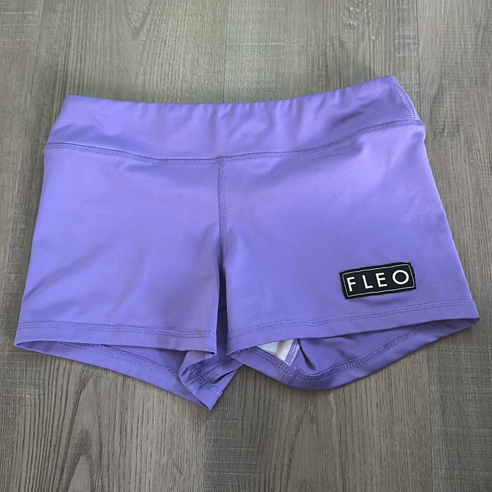 Purple FLEO shorts size small